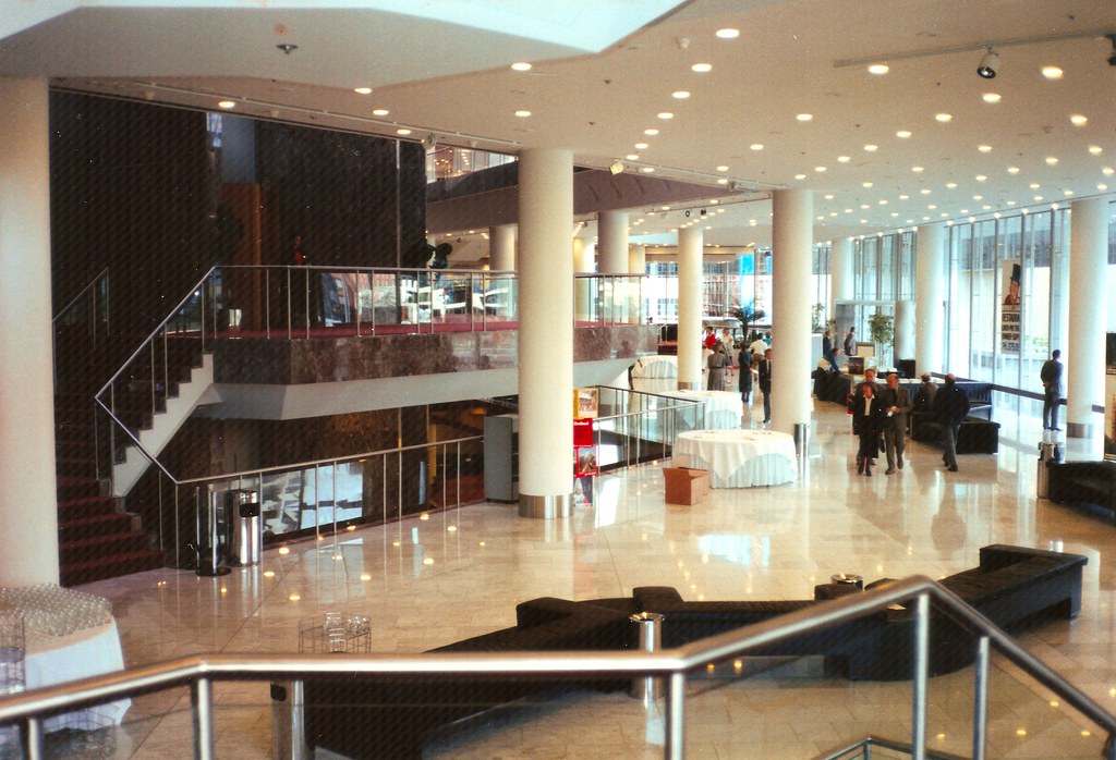 Aotea Centre, Auckland, New Zealand 1990 The marblefloor … Flickr