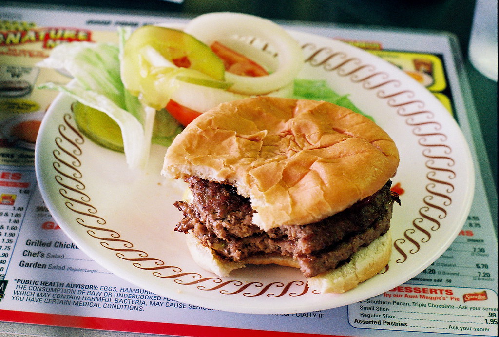 waffle burger we were at waffle house B.A.D. Flickr