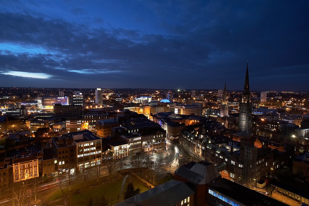 Coventry at night Coventry City Council Flickr