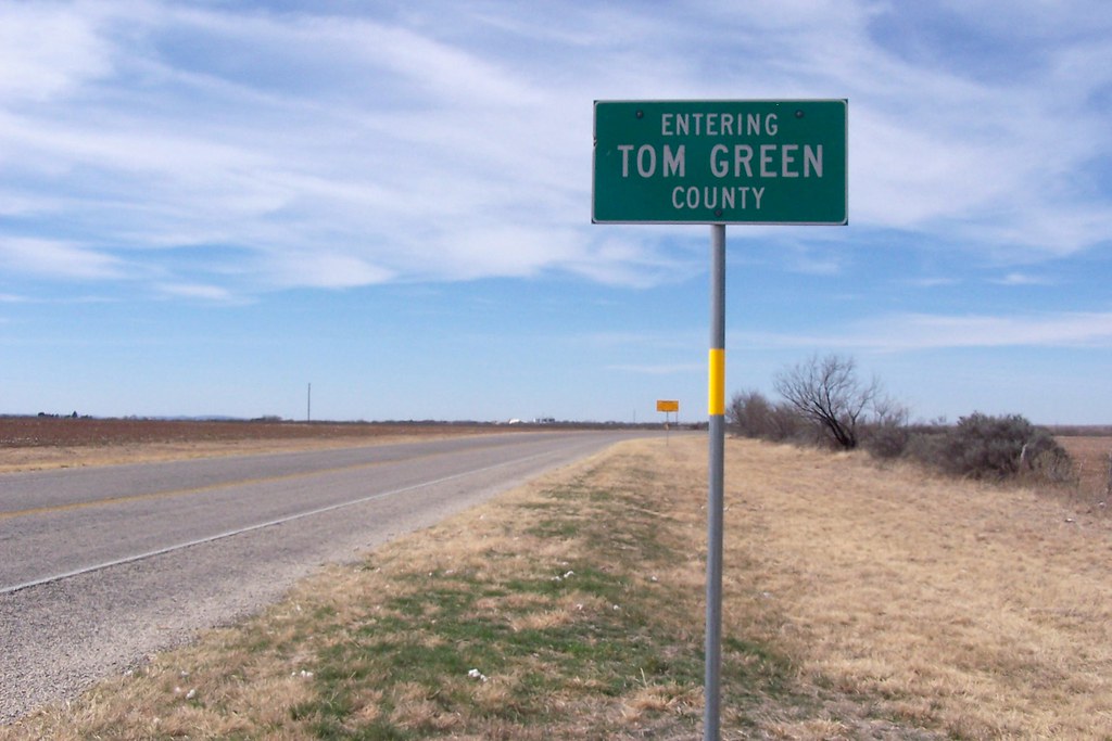to Tom Green County, Texas Entering Tom Green Coun… Flickr
