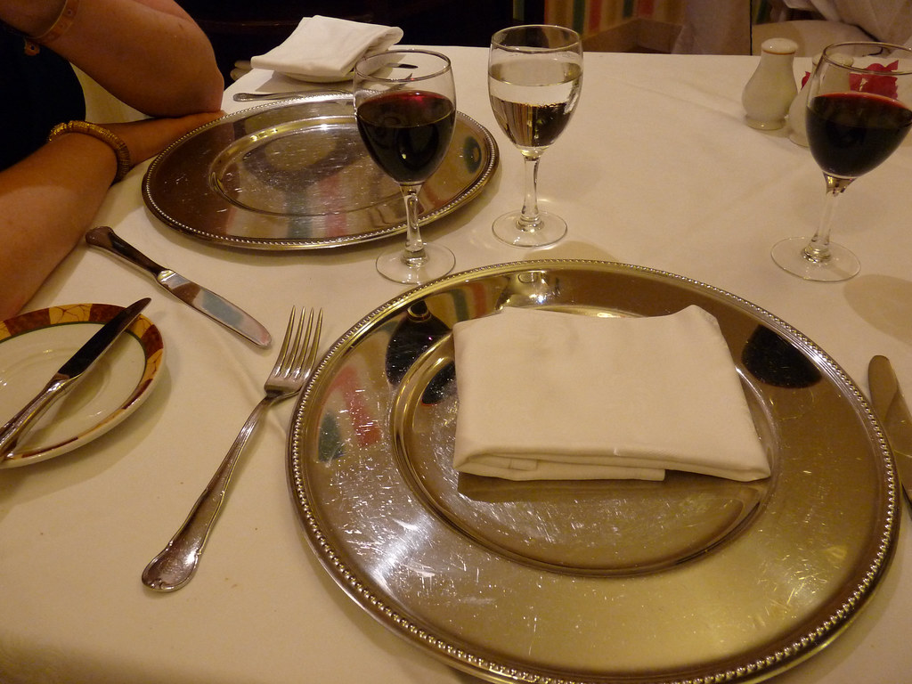 "Italian" restaurant table setting chay Flickr