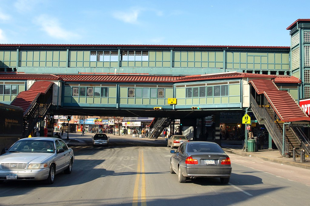 Fordham Road Elevated Subway Station, Bronx, New York City… Flickr