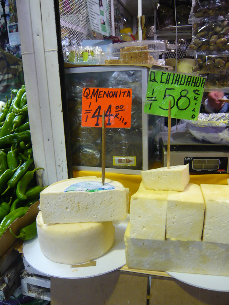 indoor market, Chihuahua City and Mennonite cheese ("q… Flickr