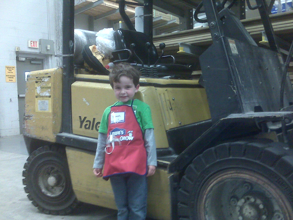 Joseph with a Lowes Forklift Westerly_98 Flickr