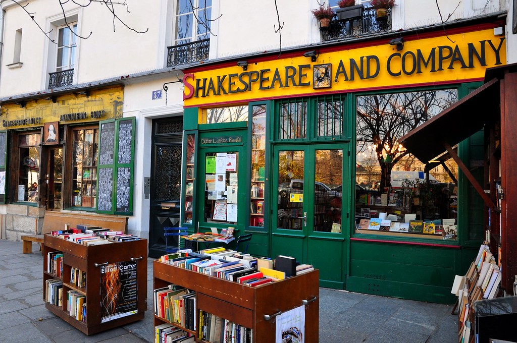 Shakespeare and Company, a famous in Paris. Flickr