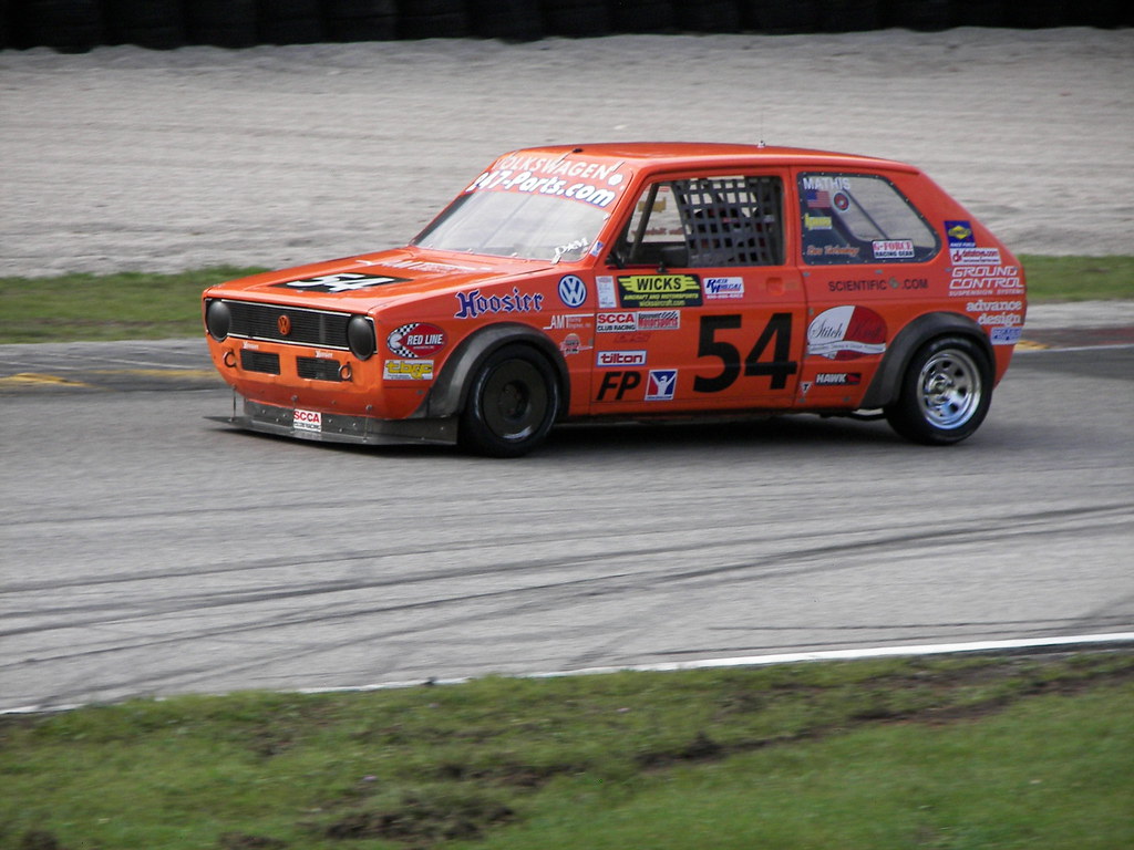 VW Rabbit Race car Mike Bender Flickr