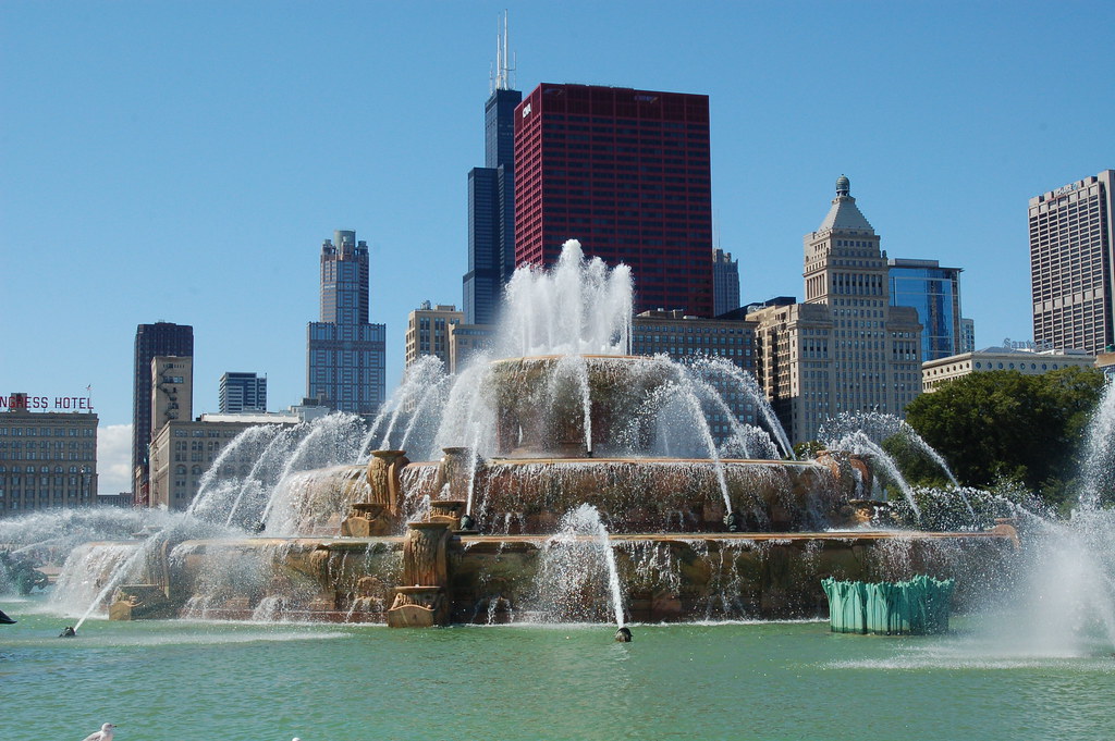 Buckingham Fountain in Grand Park Chicago 08.30.2009 Flickr