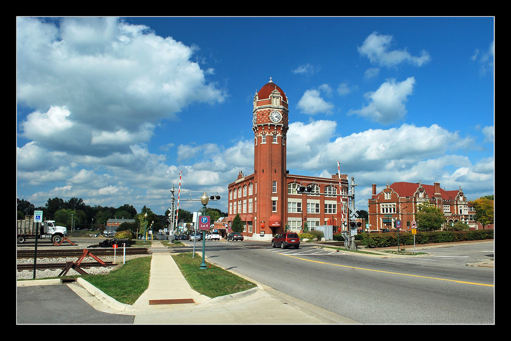 The Clocktower Chelsea, Michigan Michigan highway M52 i… Flickr