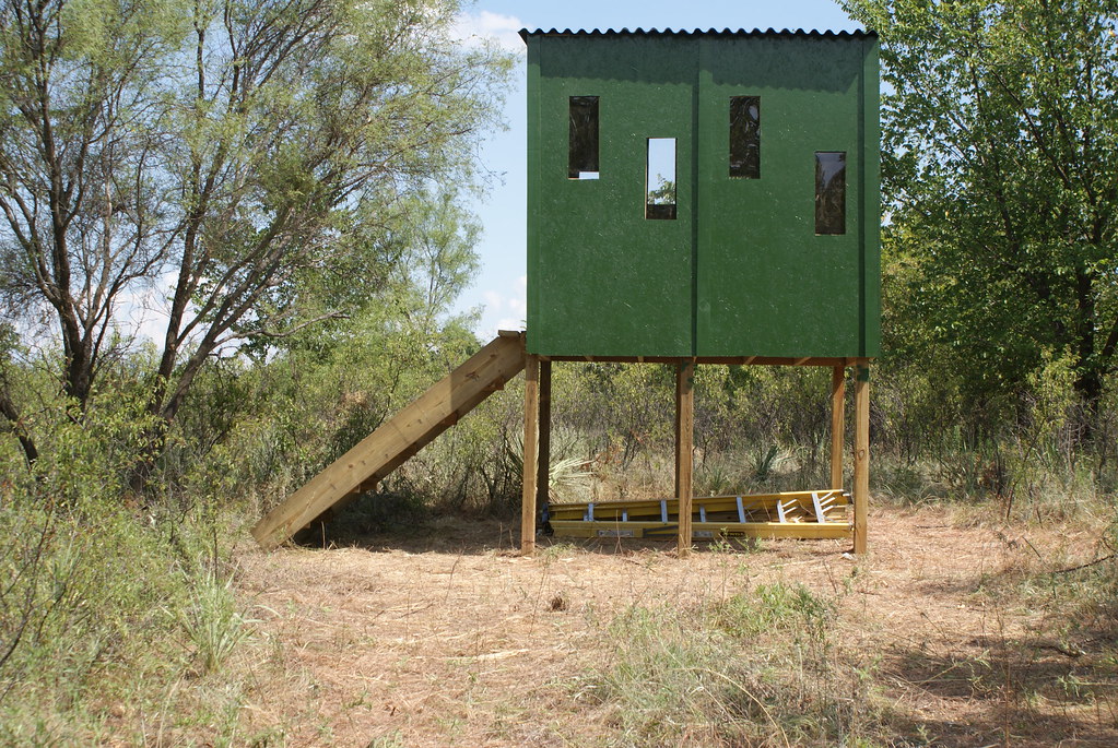 Deer Blind build 10 The Deer blind build, 8 X 6 X 7. It is… Flickr