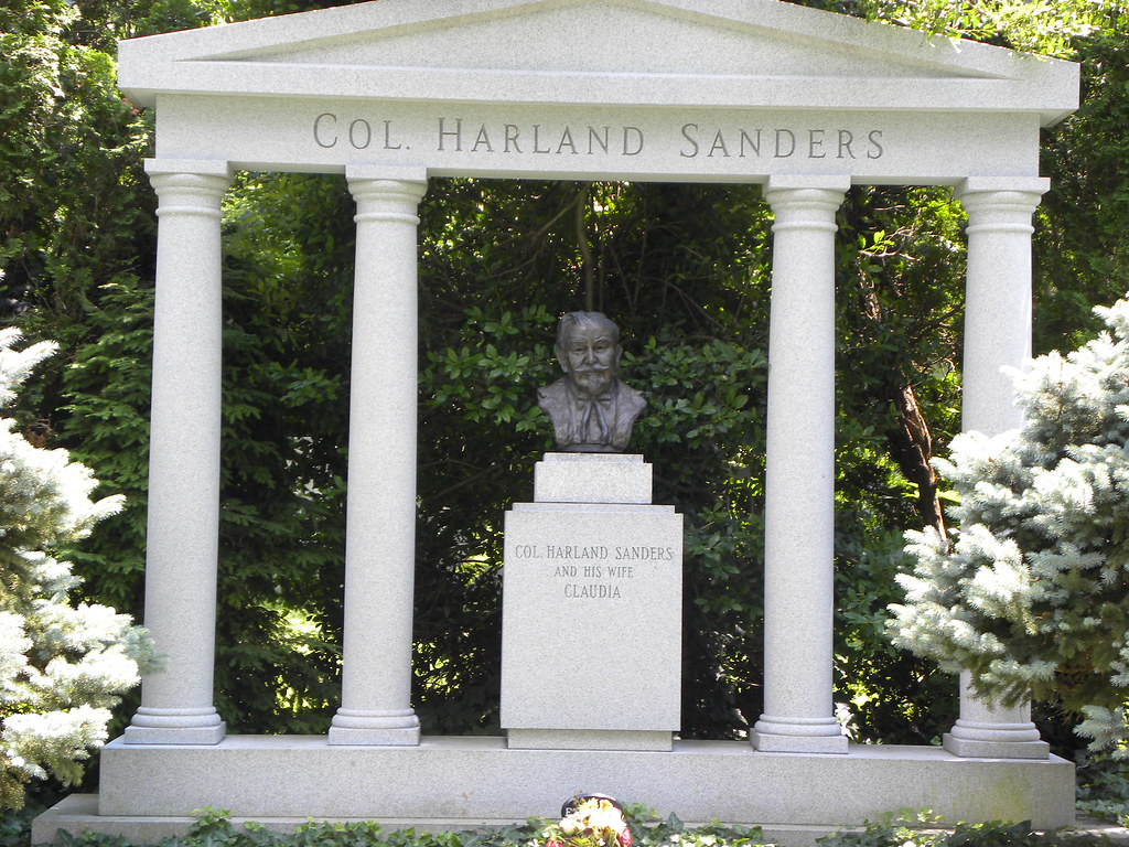 Colonel Sanders and his wife Claudia princessdisravenbeauty Flickr