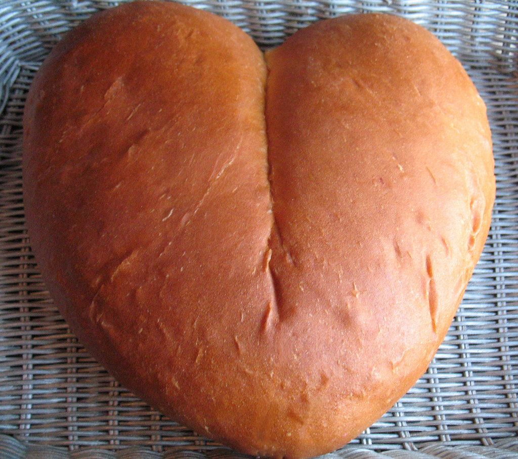 Heart bread here's the loaf still intact ) visit my blog … Flickr
