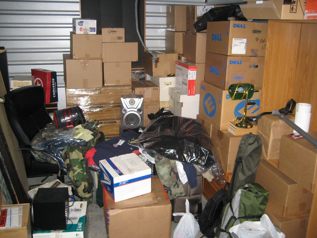 My life in a 10x10 storage unit Everything into storage be… Flickr