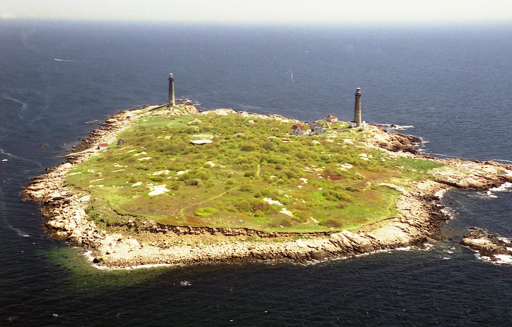 Aerial view of Thacher Island Thacher Island, off Rockport… Flickr