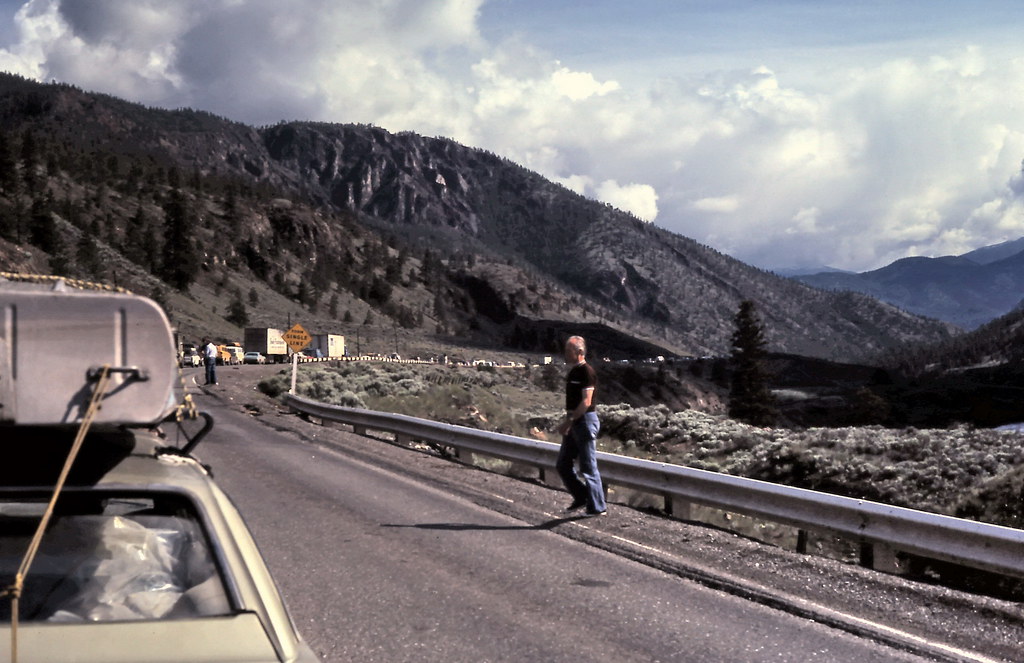 gm_12319 Fraser Canyon Highway Stop, BC 1980 A long highwa… Flickr