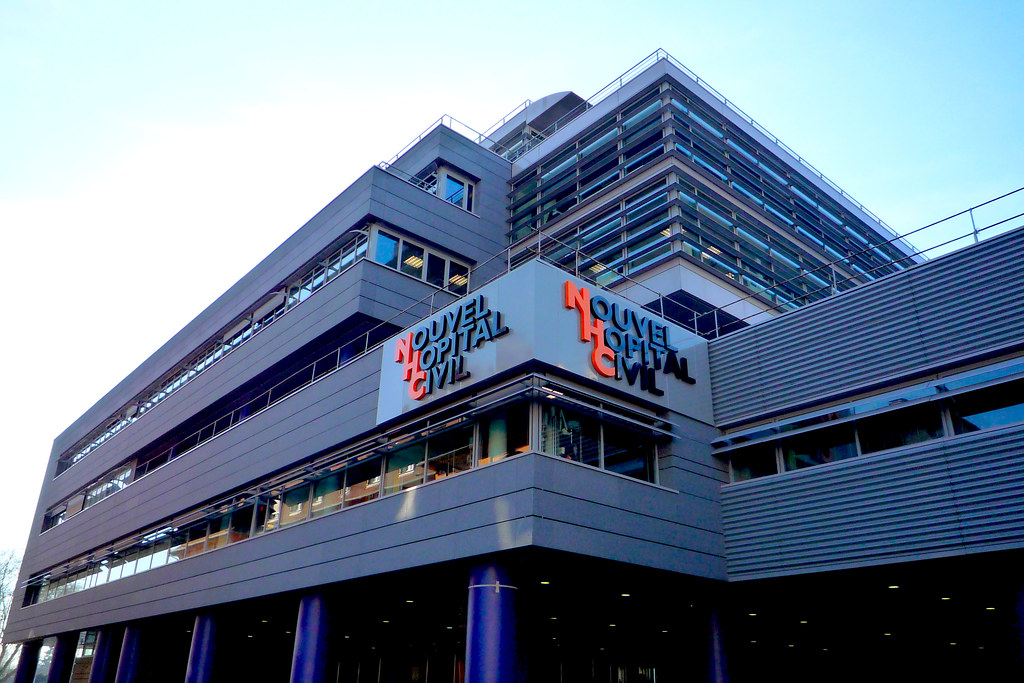 Strasbourg, le Nouvel Hôpital Civil. d