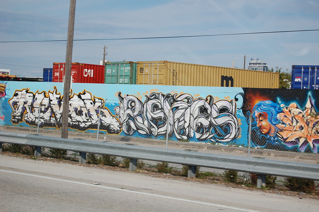 Graffiti Wall (Miami,FL, 95 North) Photography MC Flickr