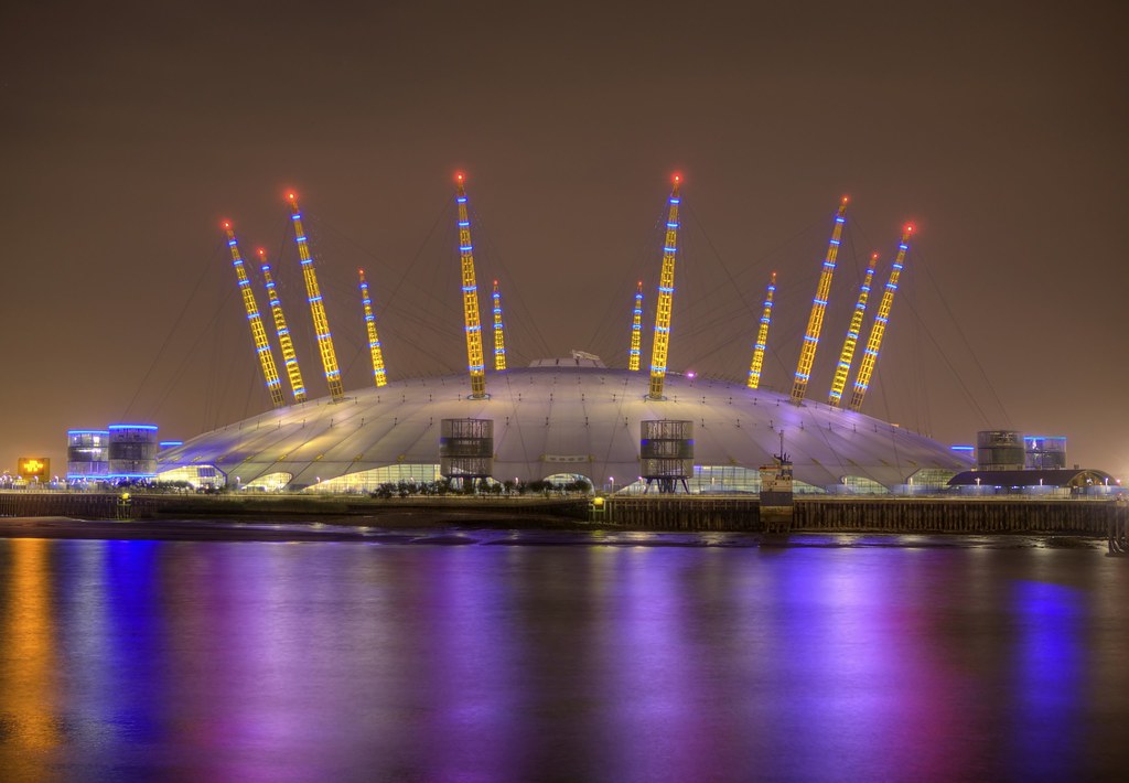 O2 Arena HDR Nighttime HDR image of the O2 Arena or Mille… Flickr