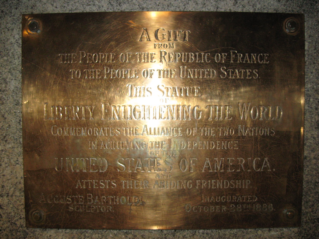 Statue of Liberty Plaque Shane Flickr
