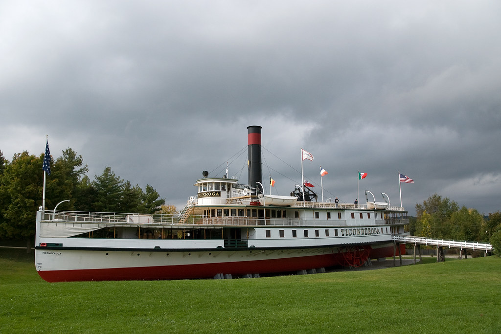 Steamboat Ticonderoga at Shelburne Museum, Vermont Flickr