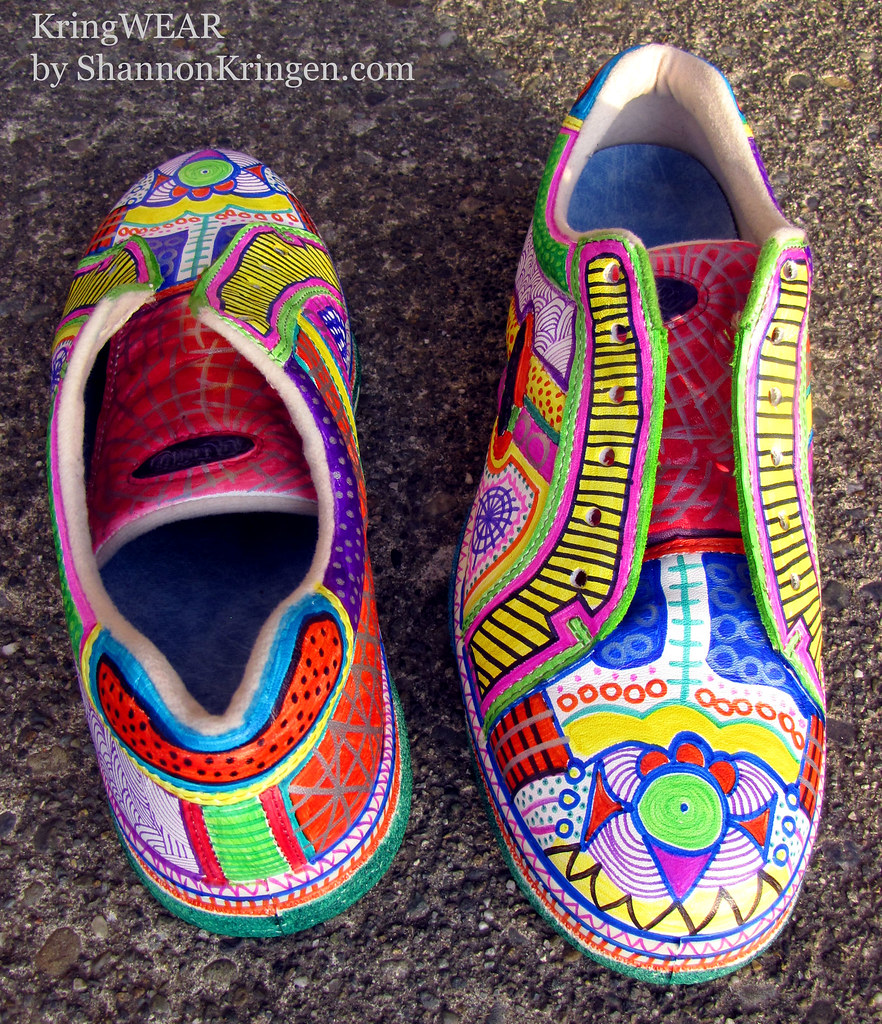 0909 hand painted shoes i make these. you can order some! … Flickr