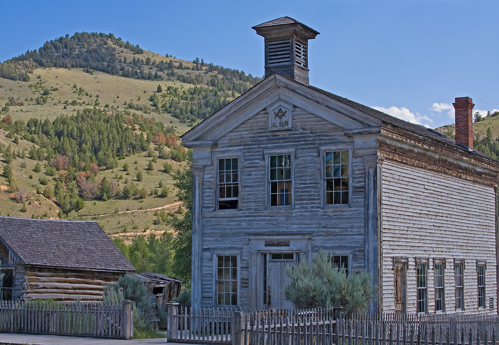 Lodge 3777 A remnant of some of Montana's most colorful … Flickr