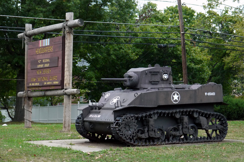 M5 Stuart tank in front of the Somerset New Jersey Nation… Flickr