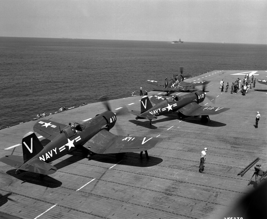 Korean War 111SC345279 U.S. Navy Corsair fighters Flickr