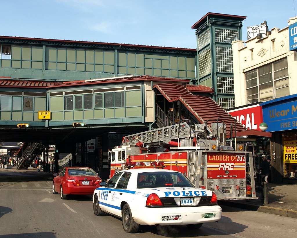 Fordham Road Elevated Subway Station, Bronx, New York City… Flickr