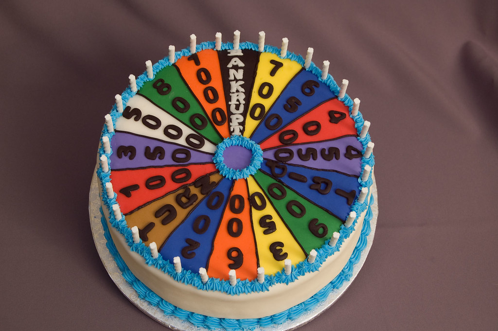 Wheel of Fortune Cake Cake was done for a guy who's friend… Flickr