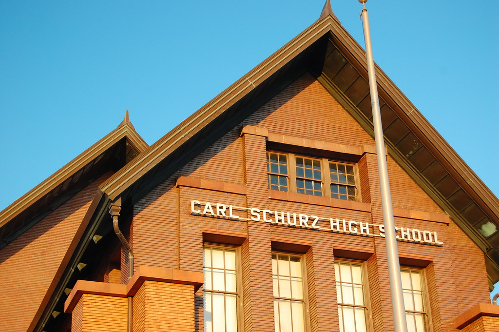 Carl Schurz High School Carl Schurz High School (Dwight H.… Flickr