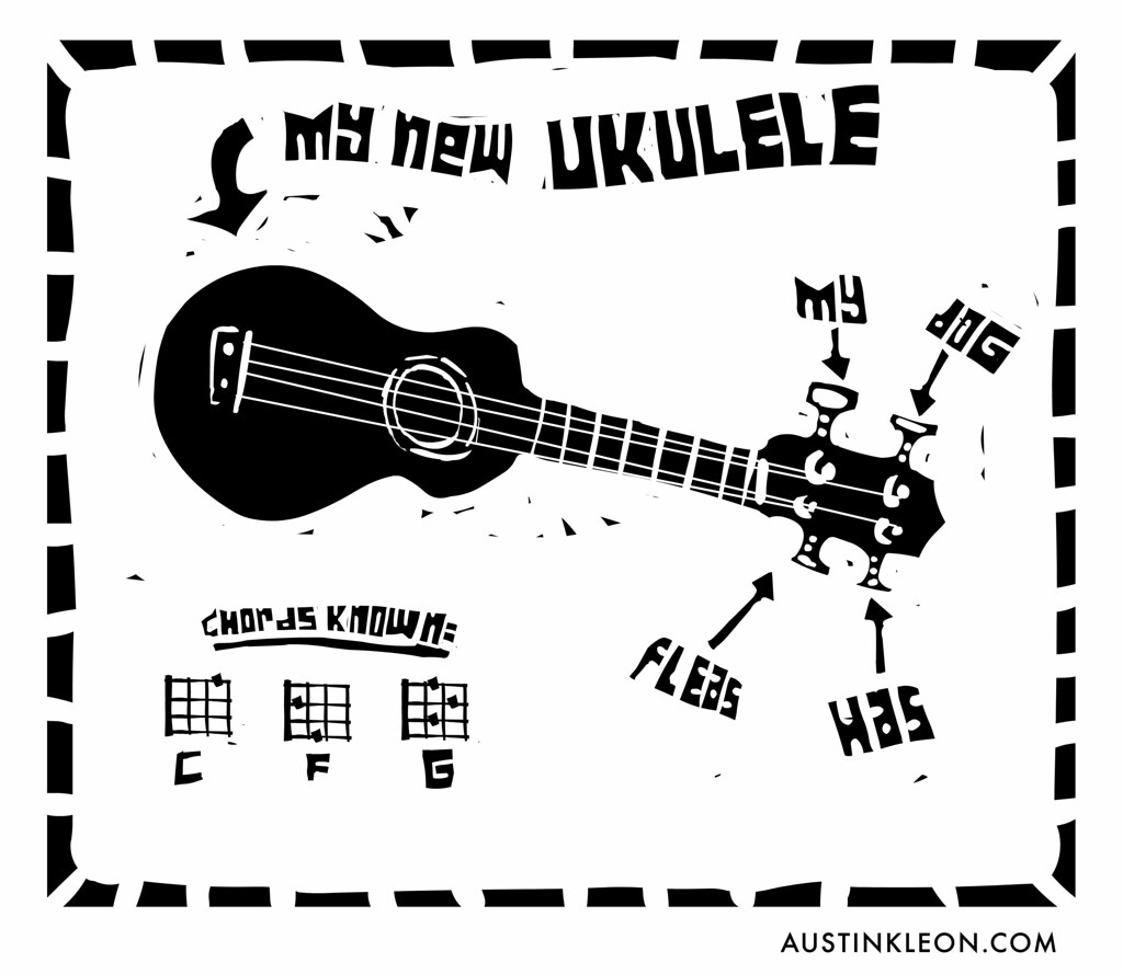 Ukulele Illustration For use, please link back to www.aust… Austin