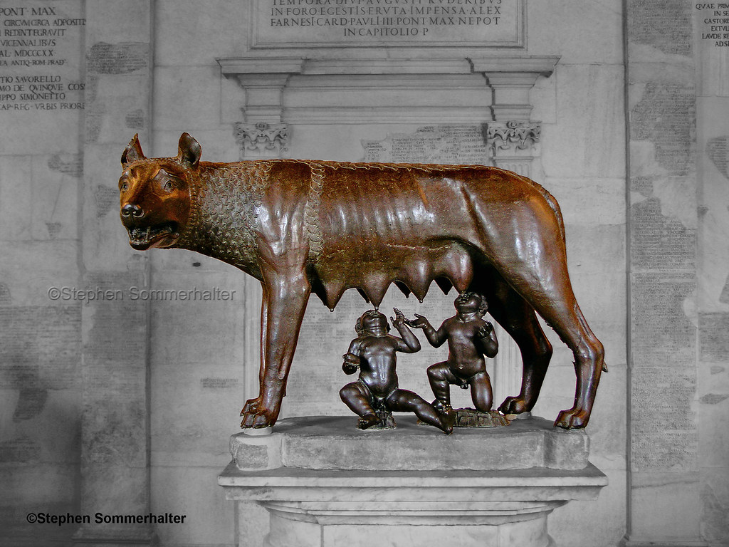 Rome shewolf (Capitoline Wolf) in Capitoline museum, "lup… Flickr