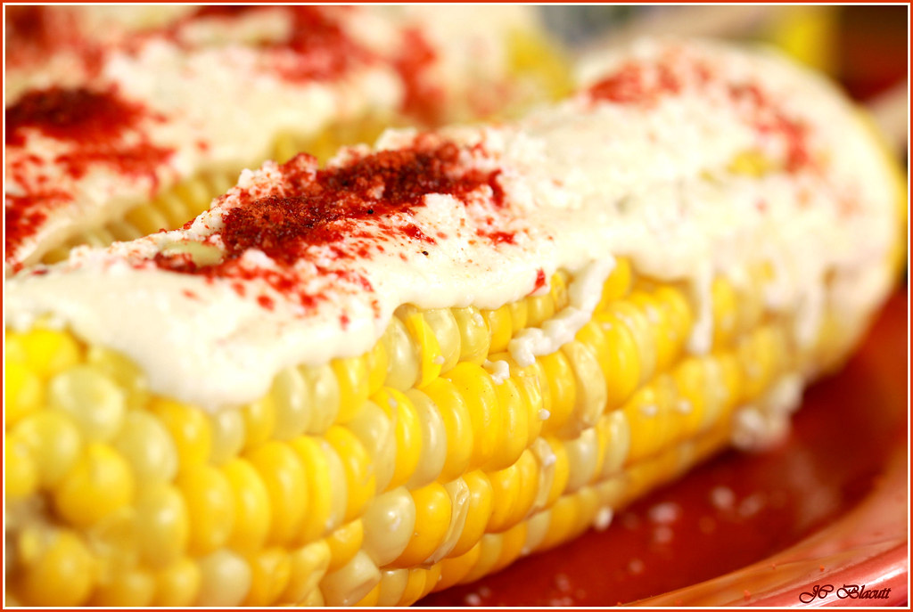 Elote con Mayonesa y chile Juan Carlos Blacutt Flickr