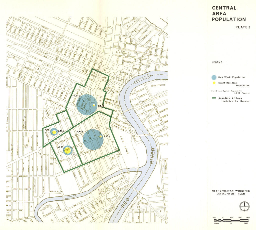 Winnipeg Central Area Population (1966) Winnipeg Planning … Flickr