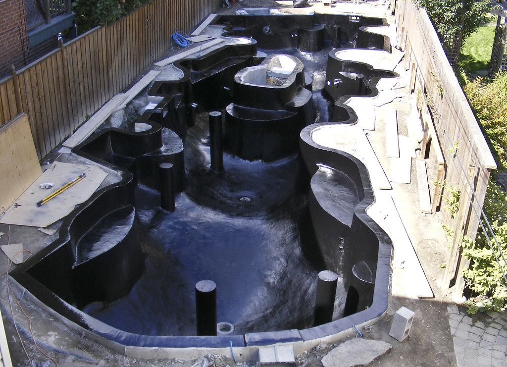 Koi Pond Construction Paint 9 For more koi pond construc… Flickr
