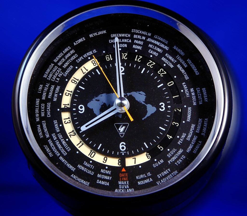 Yaesu Ham Radio Clock Old, very old, but still working. It… Flickr