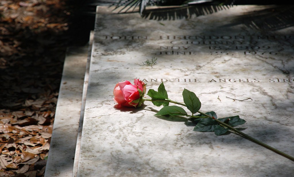 Rose on Johnny Mercer's grave bp6316 Flickr