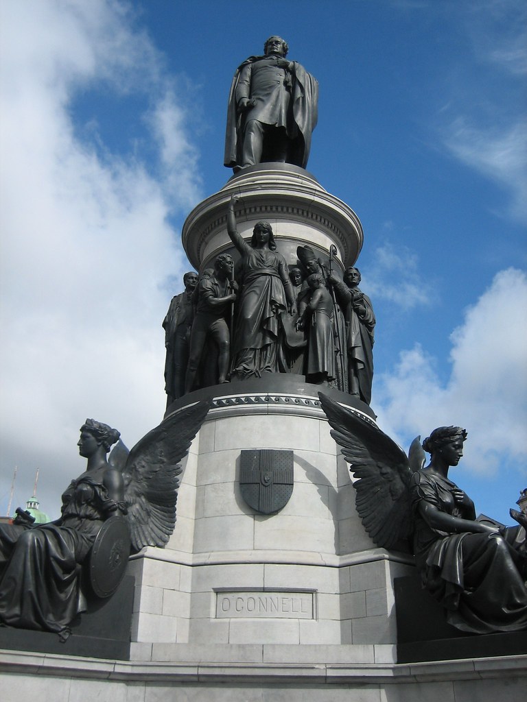 Dublin (Ireland) Statue of O'Connell Stefano Flickr