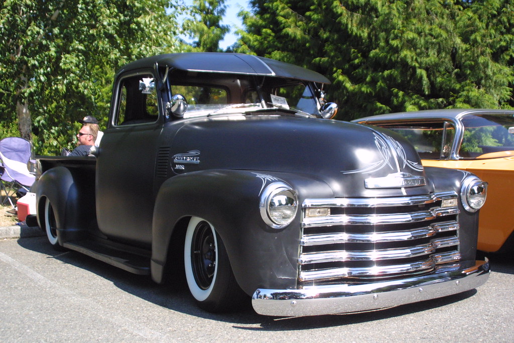 Chevrolet Pick Up Truck Old Genuine "Rawhide" LeatherWrapped '50