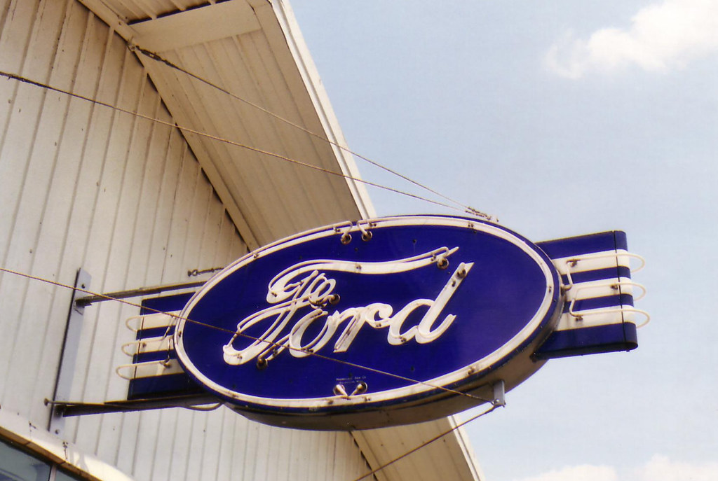 Ford neon sign I love this old Ford sign, spotted this at … Flickr