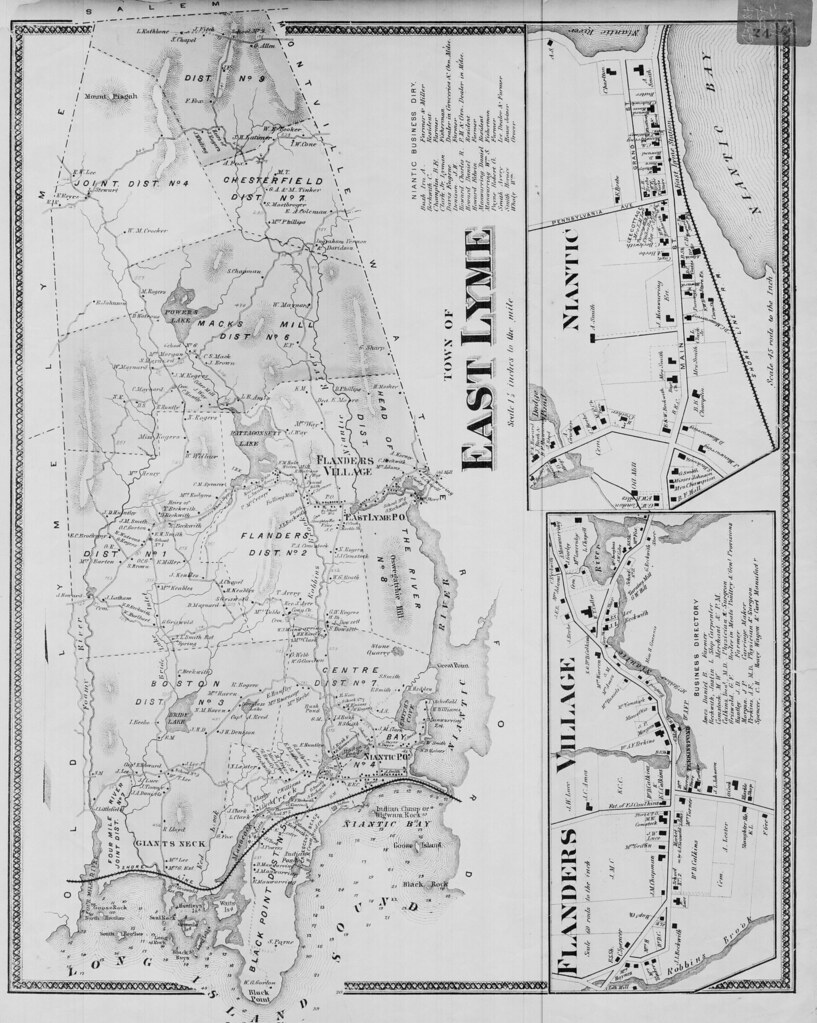 East Lyme. (Petersen Collection) Full Quality, Georeferenc… Flickr