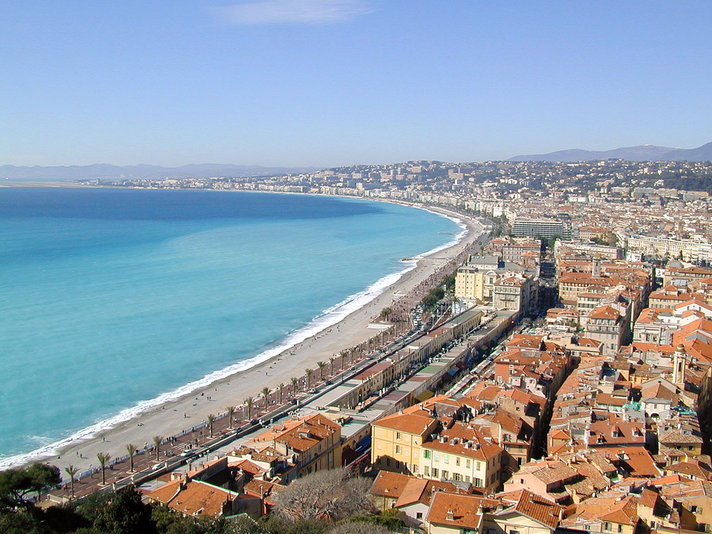 La baie des Anges (Nice) La baie des Anges vue de la colli… Flickr