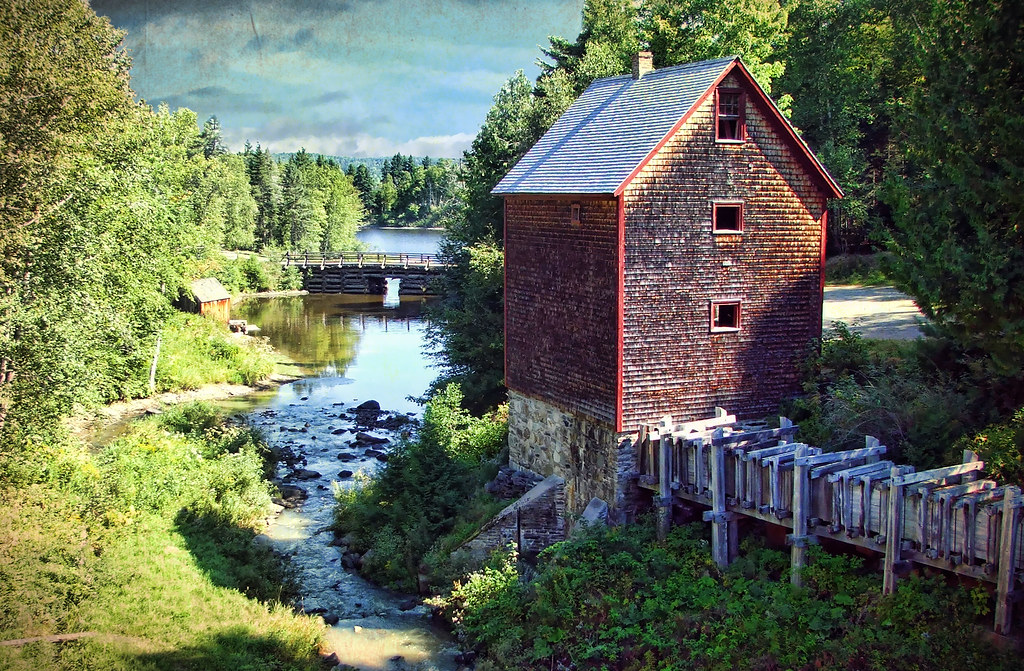 Gristmill, King's Landing New Brunswick A reconstruction o… Flickr