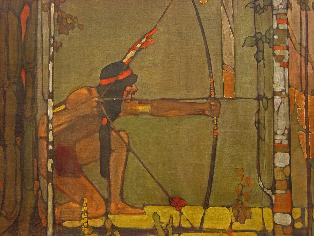 Lane Tech Mural A detail of a restored mural from Lane Tec… Flickr