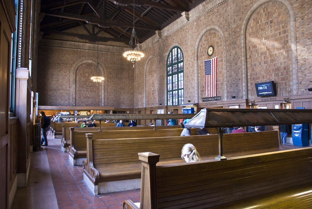 Poughkeepsie Train Station benches The Poughkeepsie Railro… Flickr