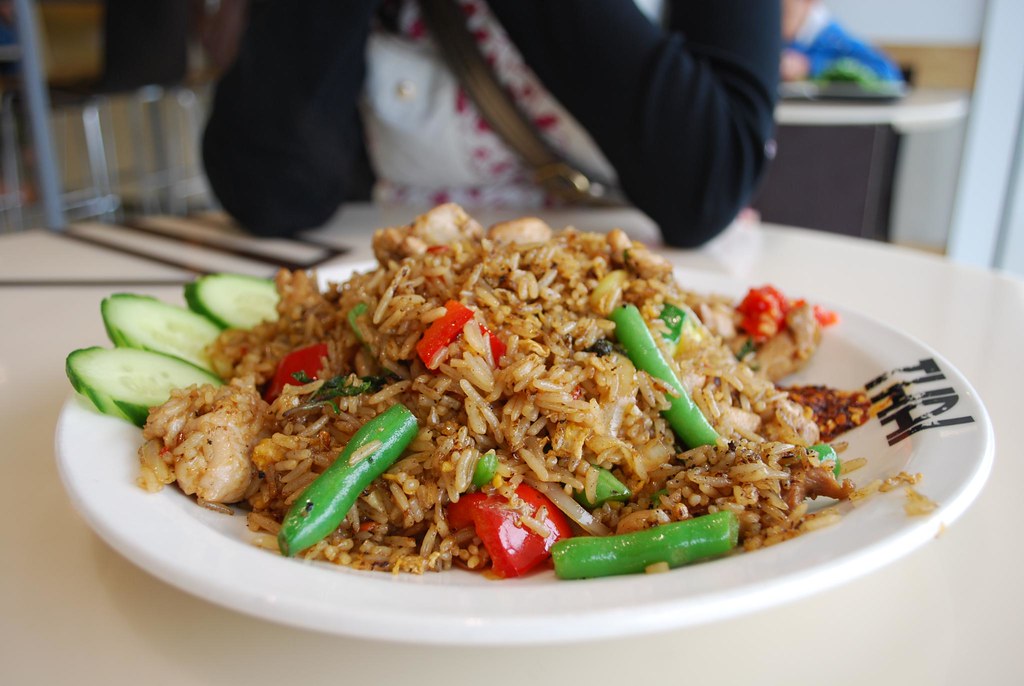 Basil Fried Rice with Chicken Mint Thai, Centro Box Hill… Flickr