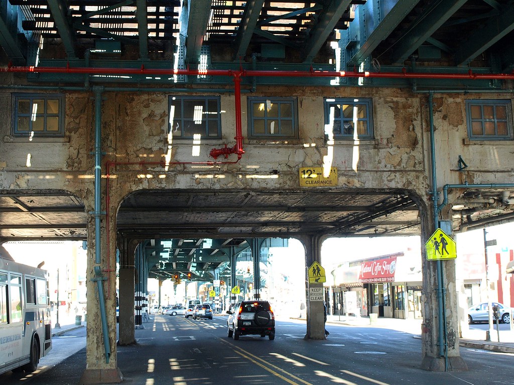 Westchester Square Elevated Subway Station, Bronx, New Yor… Flickr