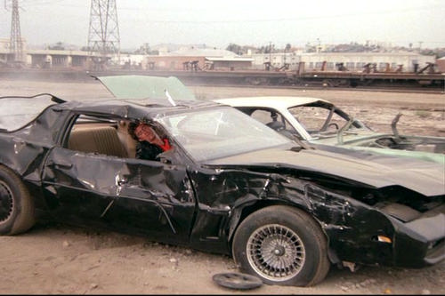 KITT damaged and destroyed.. This was from the first episo… Flickr
