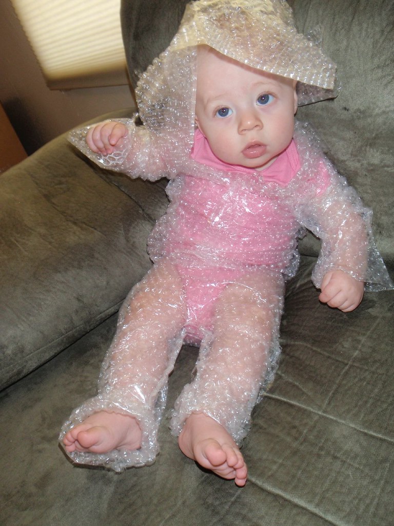 Bubble wrap suit! 23 weeks This is what happens when Great… Flickr