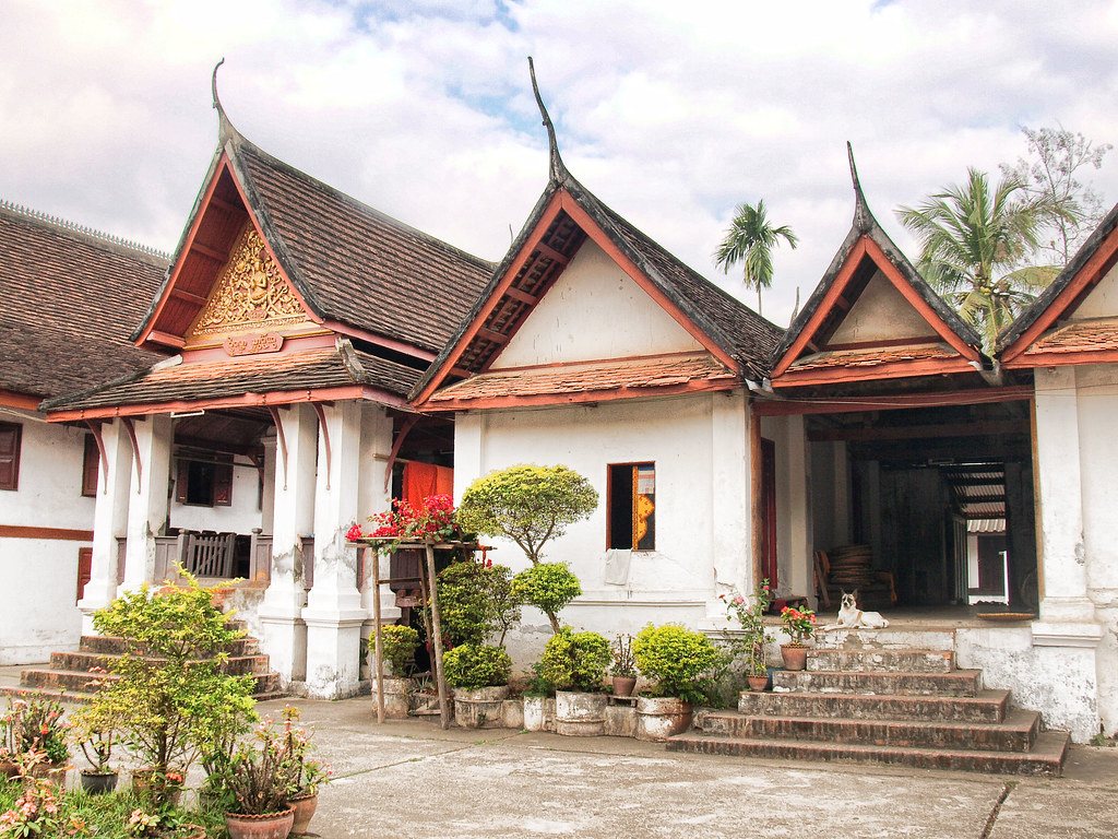 Monk's living quarters at a Buddist temple in Luang Praban… Flickr